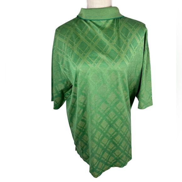 Bugatchi Uomo Men’s Green Egyptian Cotton Short Sleeve Polo Shirt - Picture 3 of 7